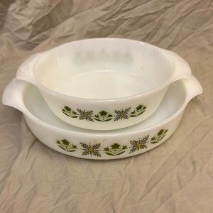 Vintage Anchor Hocking Fire King pieces